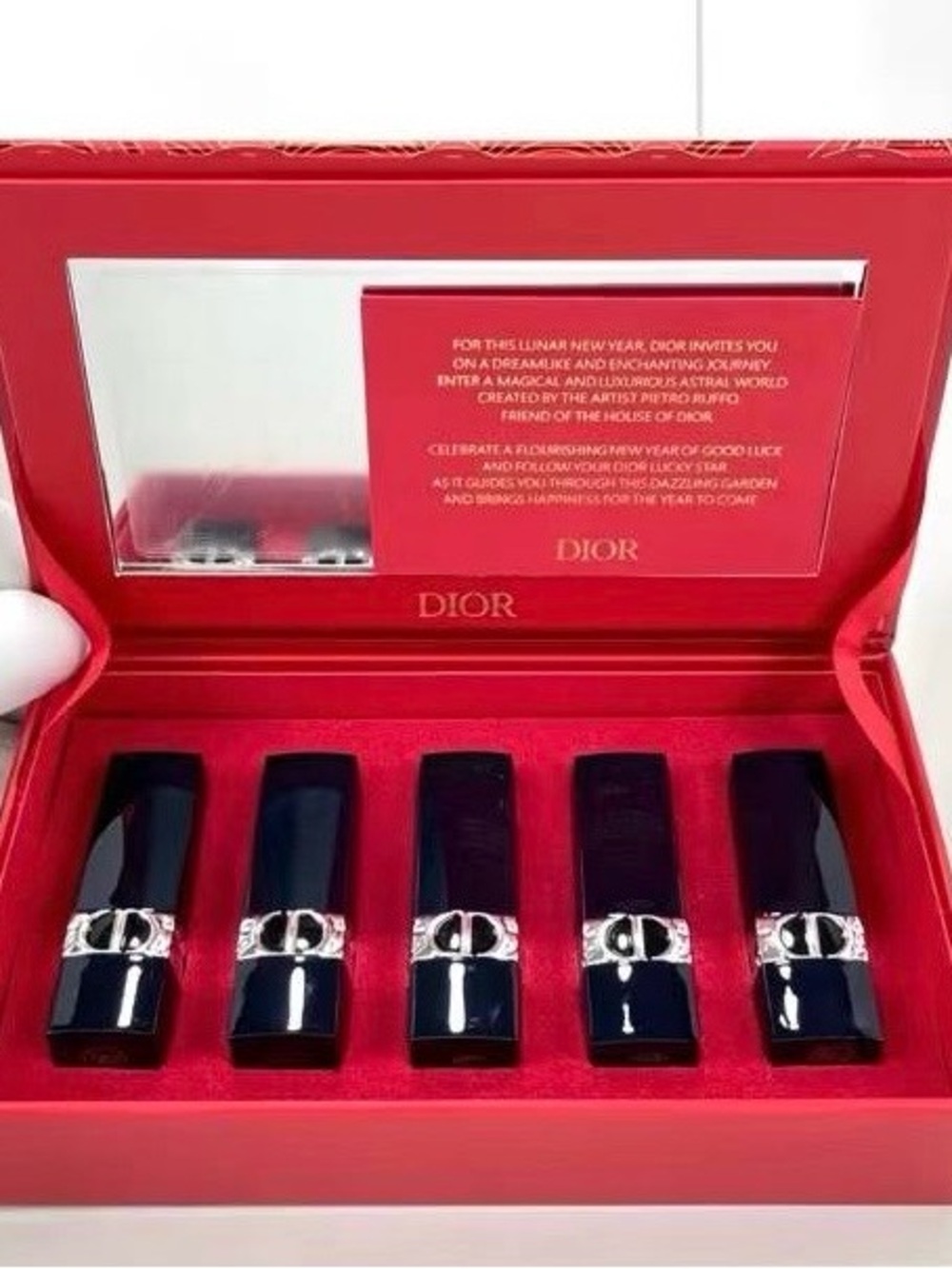 Mini Lipstick Set in Red Gift Box